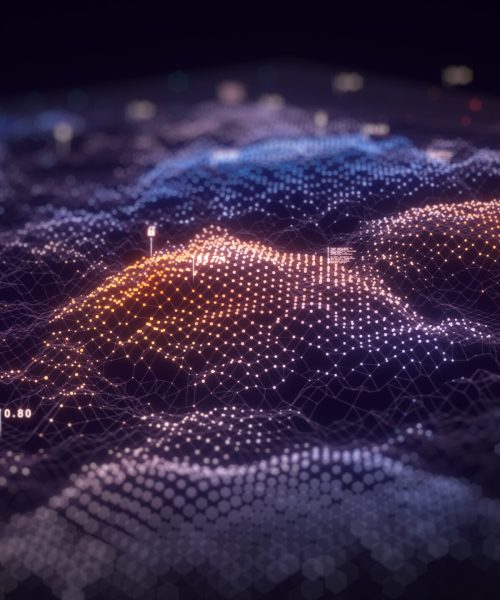 Abstract technology big data background concept. Artificial intelligence tech. Big data and cybersecurity. Transfer and storage of data sets, blockchain, server. Abstract background. 3D illustration. Abstract technology big data background concept. Artificial intelligence tech. Big data and cybersecurity. Transfer and storage of data sets, blockchain, server. Abstract background. 3D illustration.